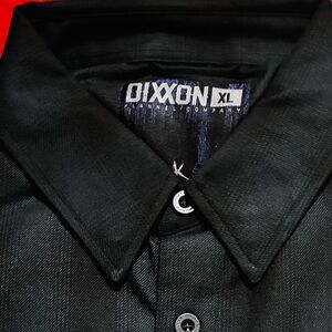 Dixxon Black Florest Flannel, Brand New, Never Worn.